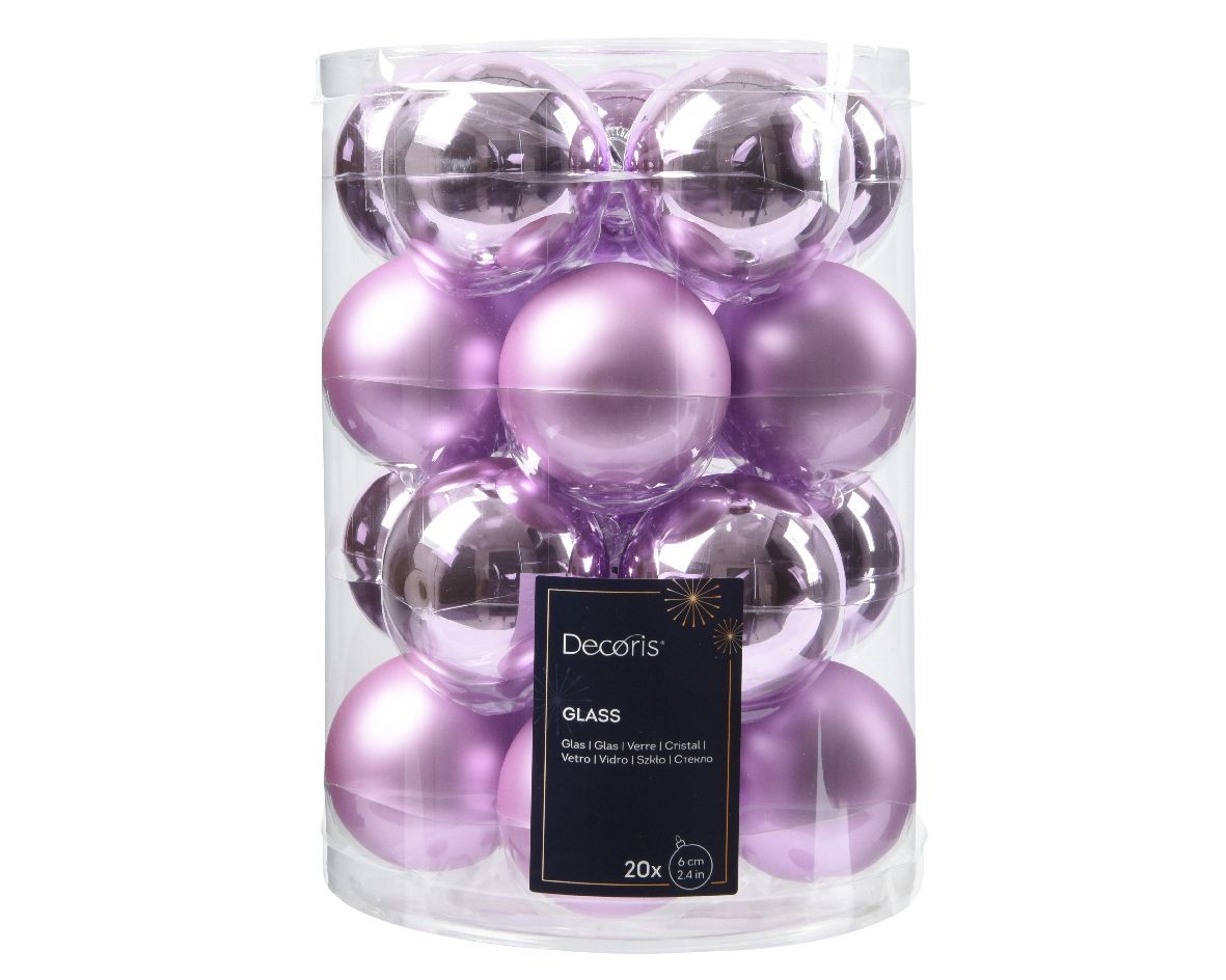 X-mas Ball Glss Box 20pc