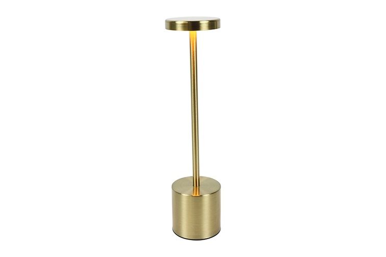 Tafellamp ro LED Touch goud-L8B8H34CM