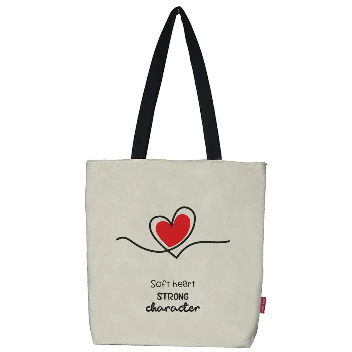 Totetassen. Grote tas model &quot;SOFTHEART&quot;
