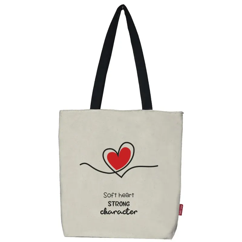 Totetassen. Grote tas model &quot;SOFTHEART&quot;