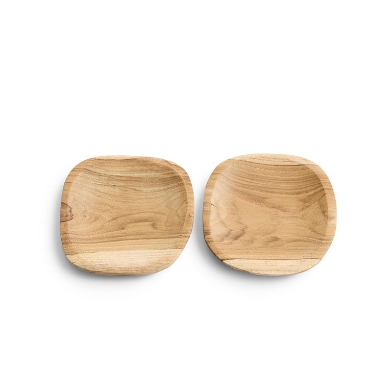 Schaaltje teak