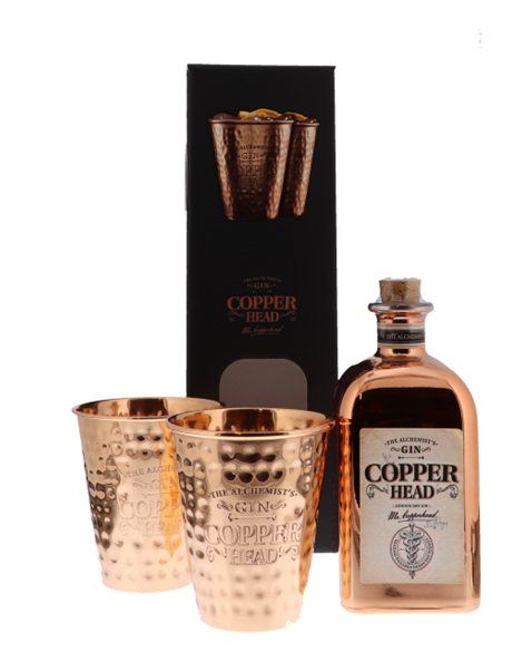 Copperhead Gin + 2 bekers Giftbox