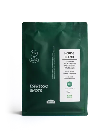Houseblend 1kg voor espresso - Bonen