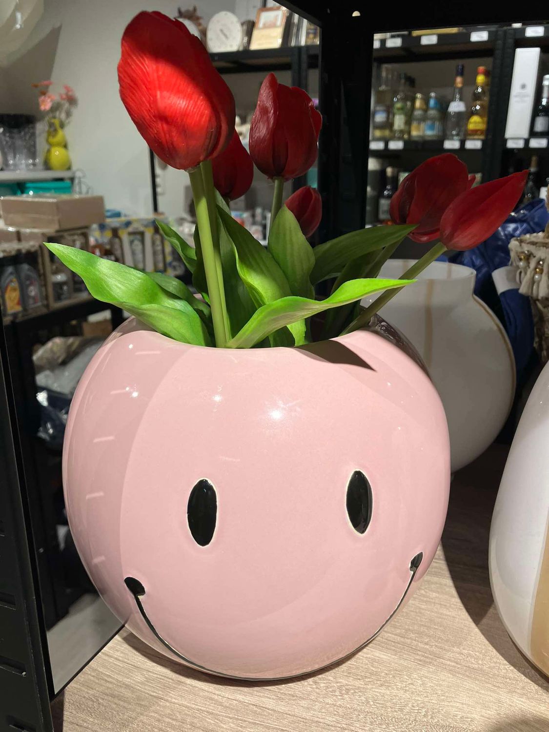 Smily pot L pink