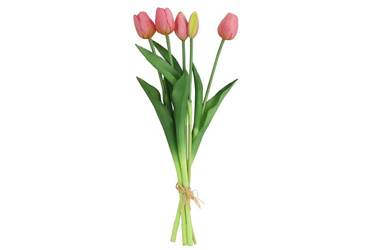 Tulipa boeket roze-L10B10H41CM