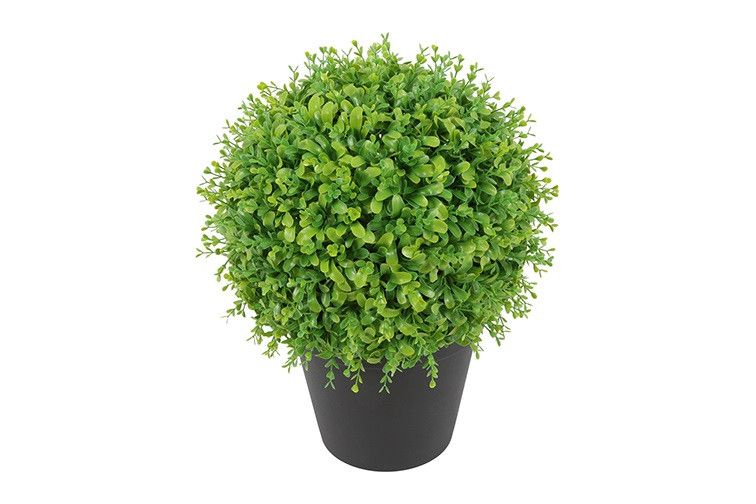 Kunstplant Buxus m/pot rd M l.groen-L40B40H50CM