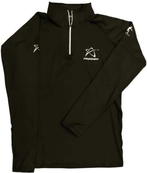 Prodigy Quarter-Zip Long Sleeve - Black / X-Large