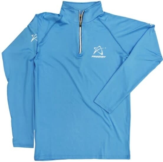 Prodigy Quarter-Zip Long Sleeve - Blue / Medium