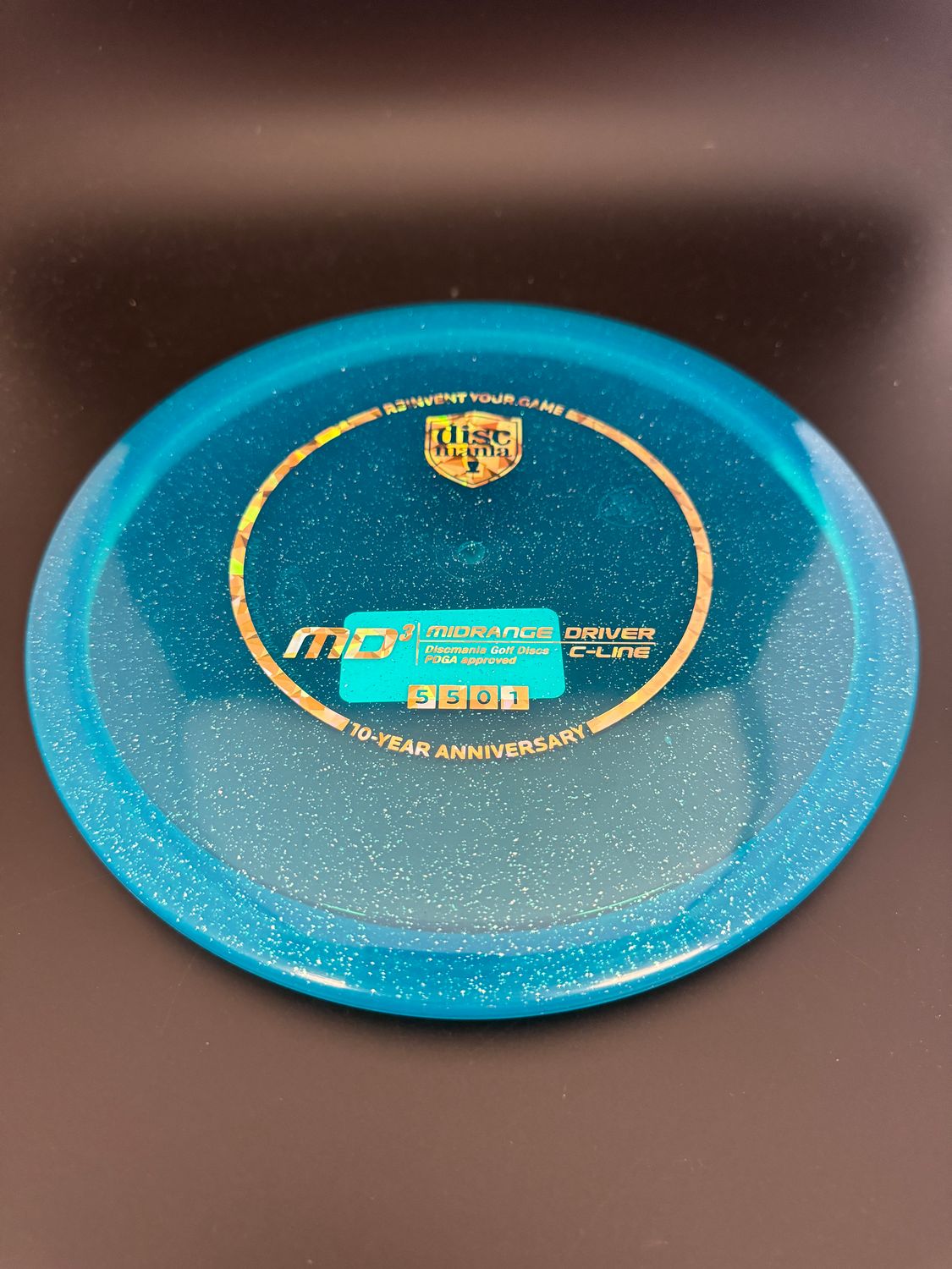 Discmania 10-Year Anniversary Metal Flake C-LINE MD3 (Heirloom)