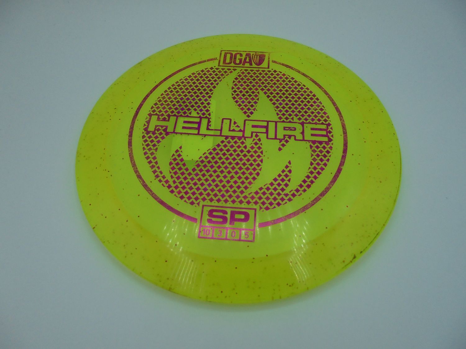DGA SP Hellfire Yellow Stock Stamp -SS