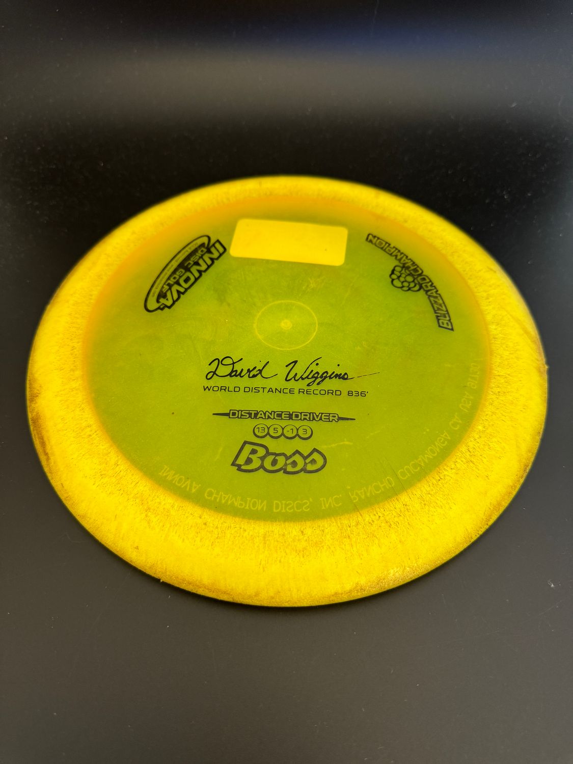 Innova Blizzy Champ Boss Yellow -x