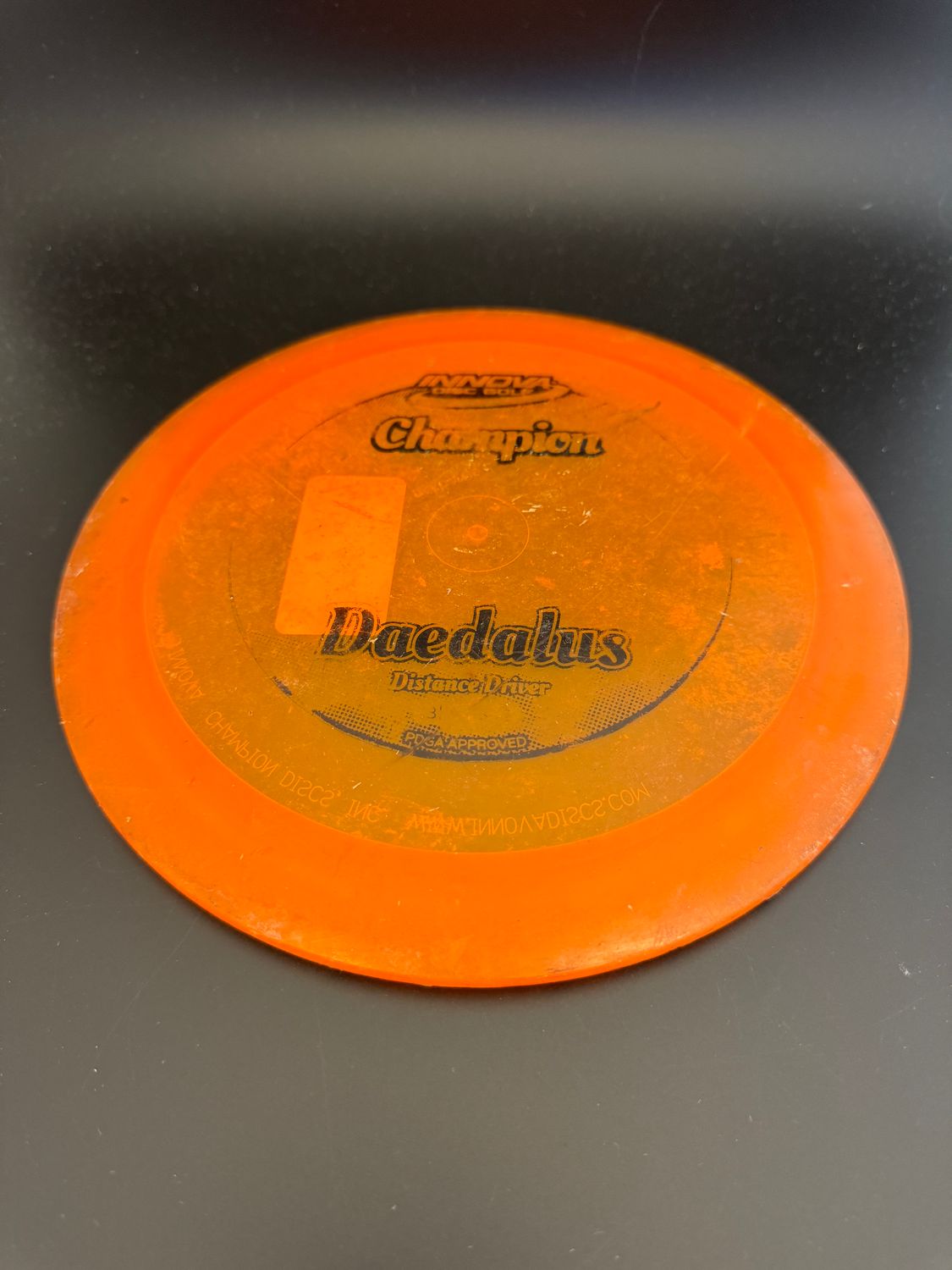 Innova Champion Daedalus, ORANGE, USED; Orange Swamp