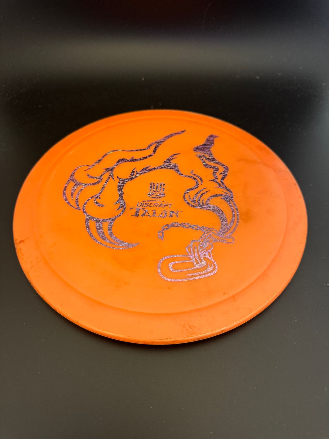Discraft Big Z Talon Test Run Big Z Talon Orange