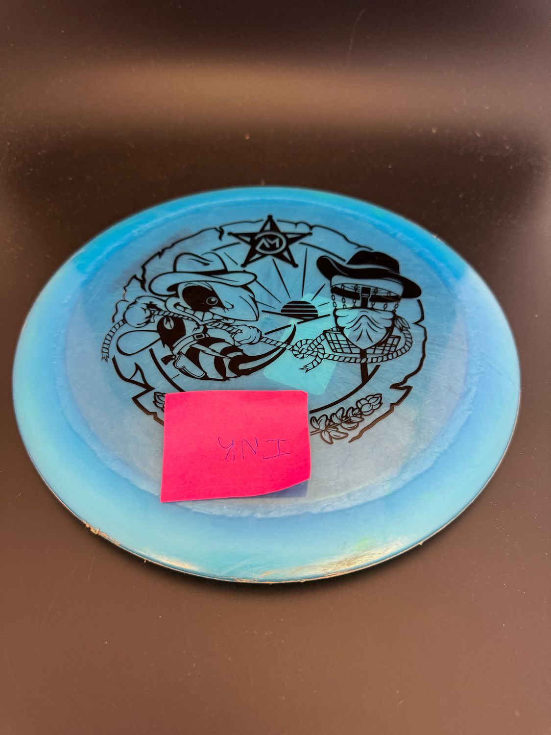 Discraft Z Force, BLUE, USED; Blue Alexis Mandujuna Stamp