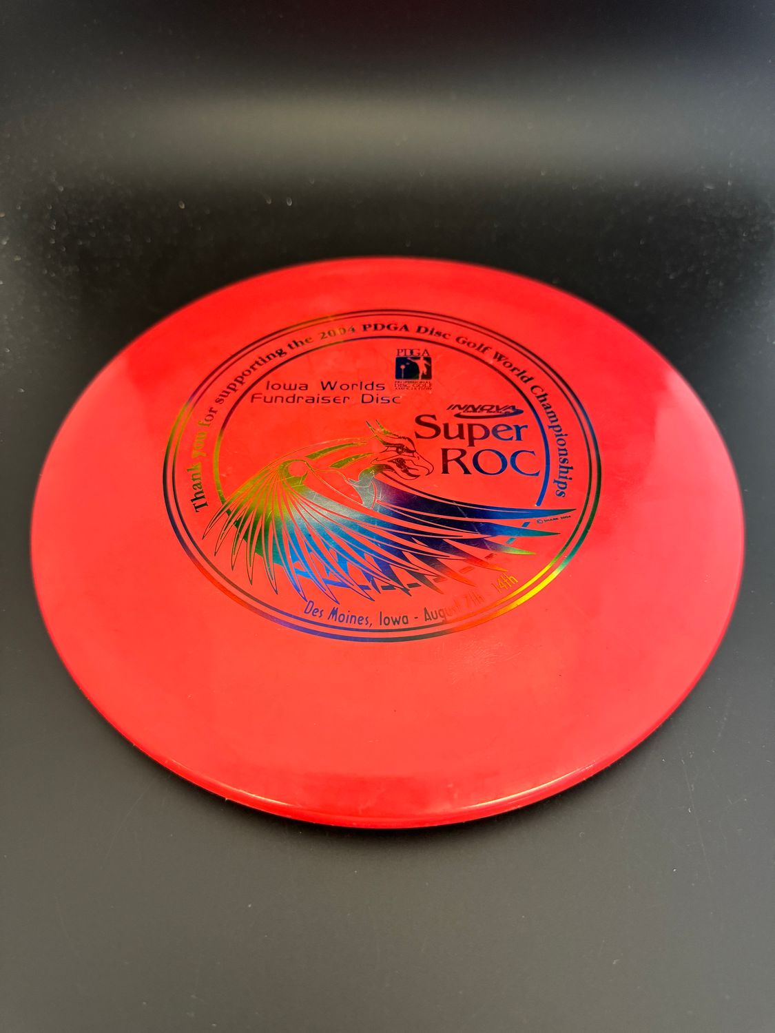 Innova 2004 Iowa Worlds Super Roc Red -JD