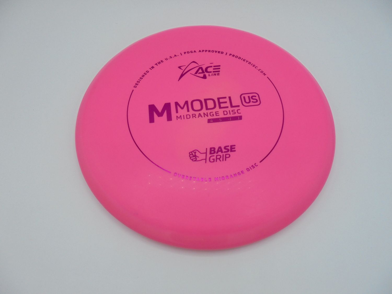 Prodigy Base Grip M Model US Stock Stamp Pink 178g -AP
