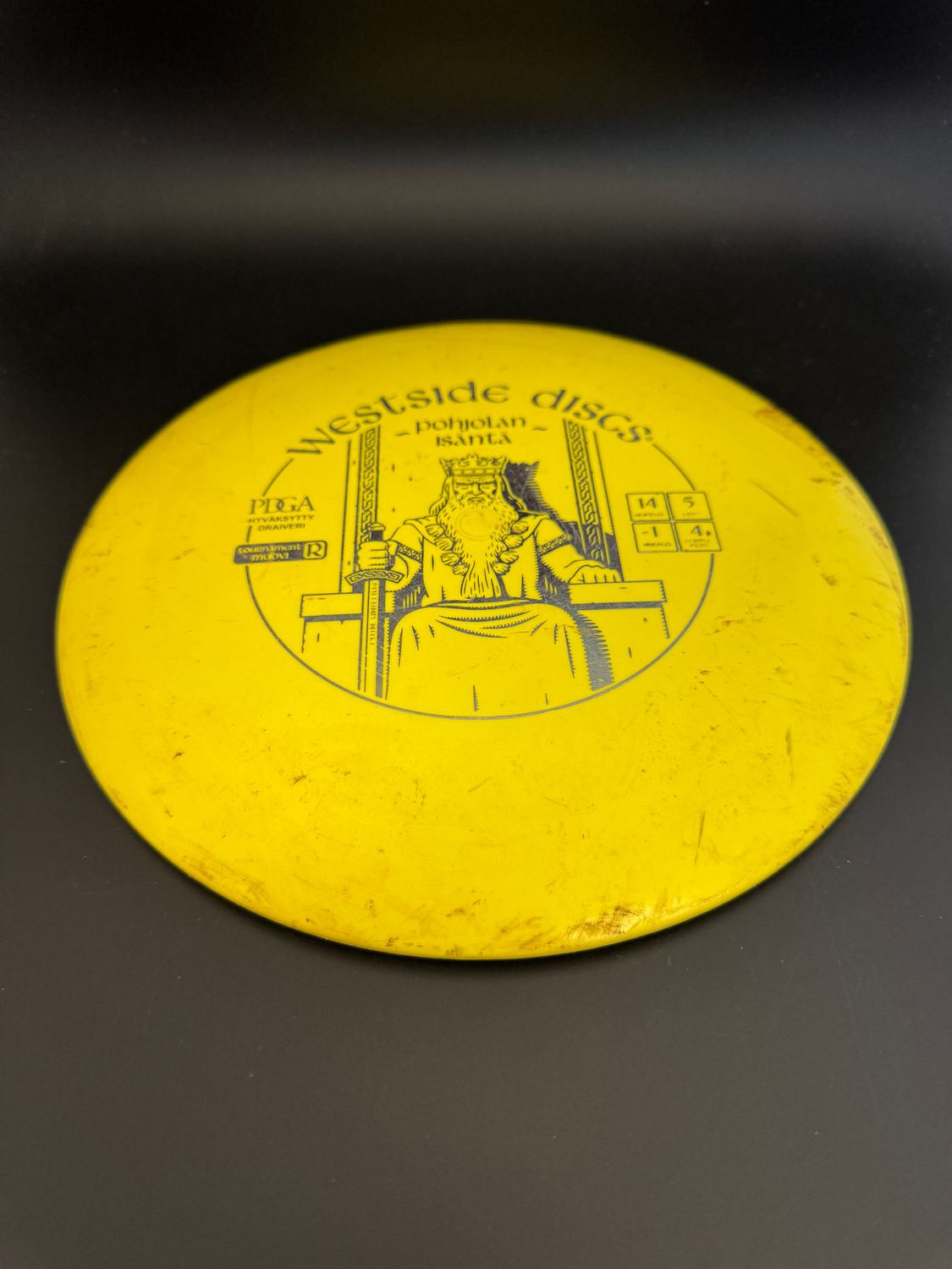 Westside Discs Tournament Kin Yellow Finish Stamp -Polida
