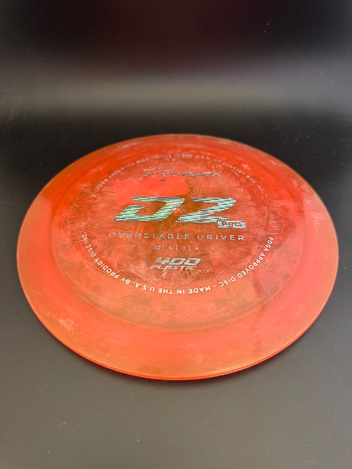 Prodigy 400 D2 Pro Red Stock Stamp 175g -MC
