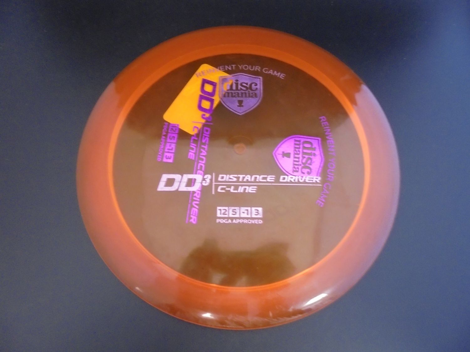 Discmania C Line DD3 Orange Double Stamp 175g -PB
