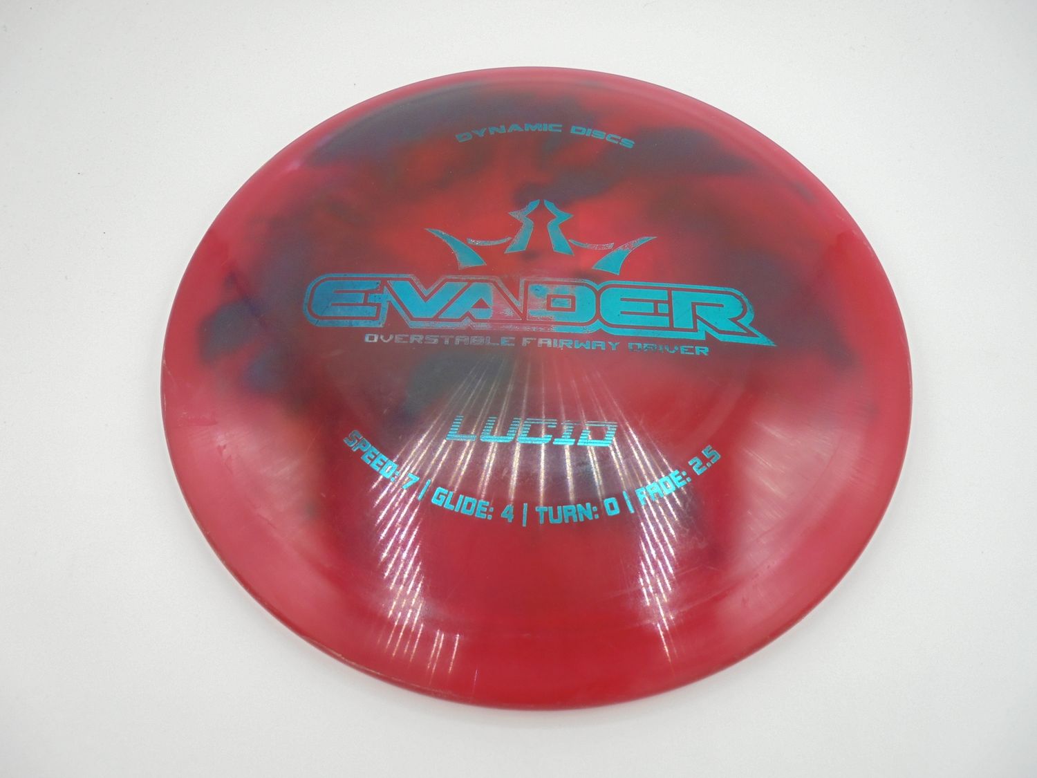 Dynamic Discs Lucid Evader Dyed Red 170g -AS