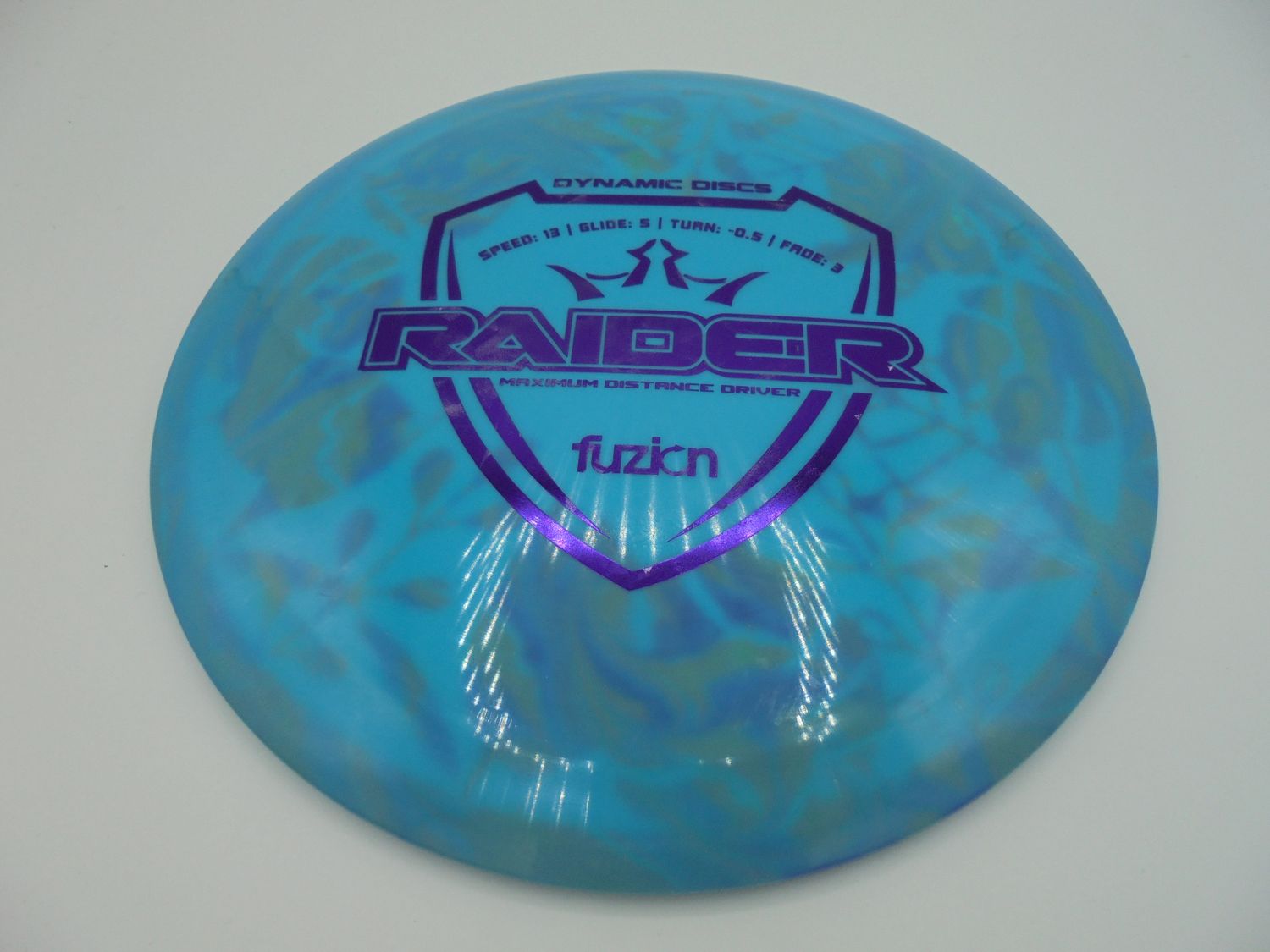 Dynamic Discs Fuzion Raider Honycomb Dyed Blue 176g -BC