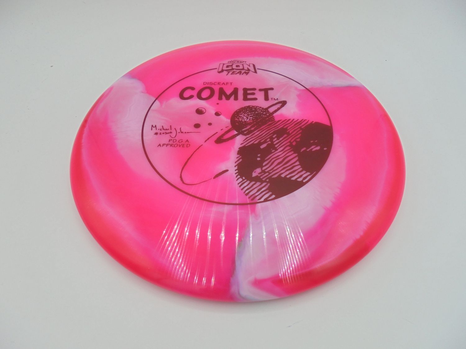 Discraft 2022 ESP Comet Icon Team Saturn Earth Stamp -BW
