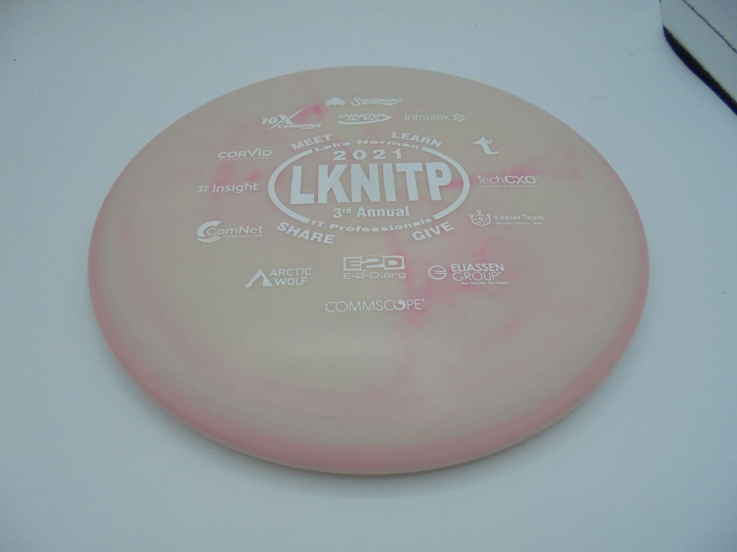 Innova DX Roc 156g Lake Norman IT Professionals Pink -WM