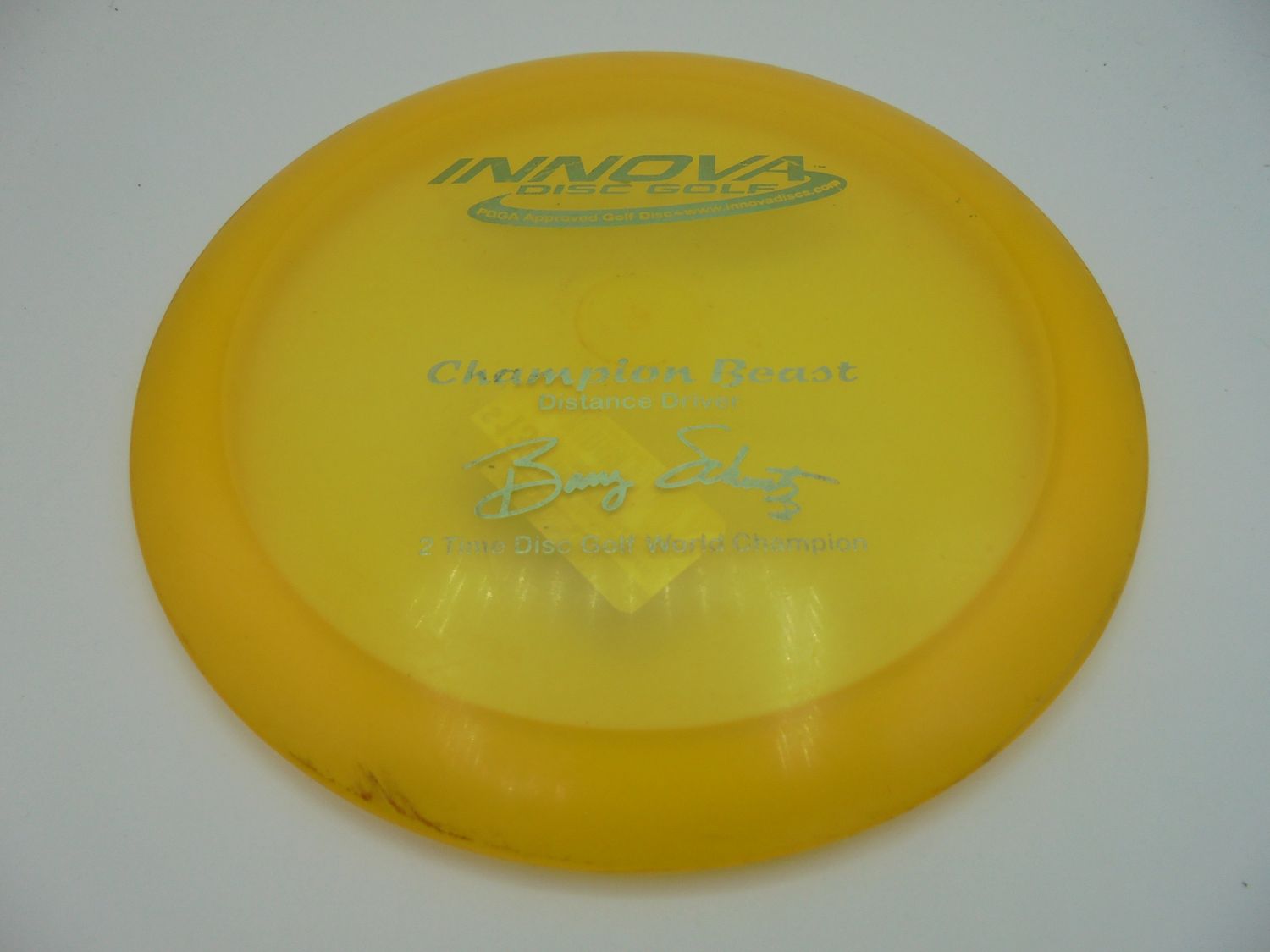 Innova Champion Beast Yellow PFN Pat# 175g -BD