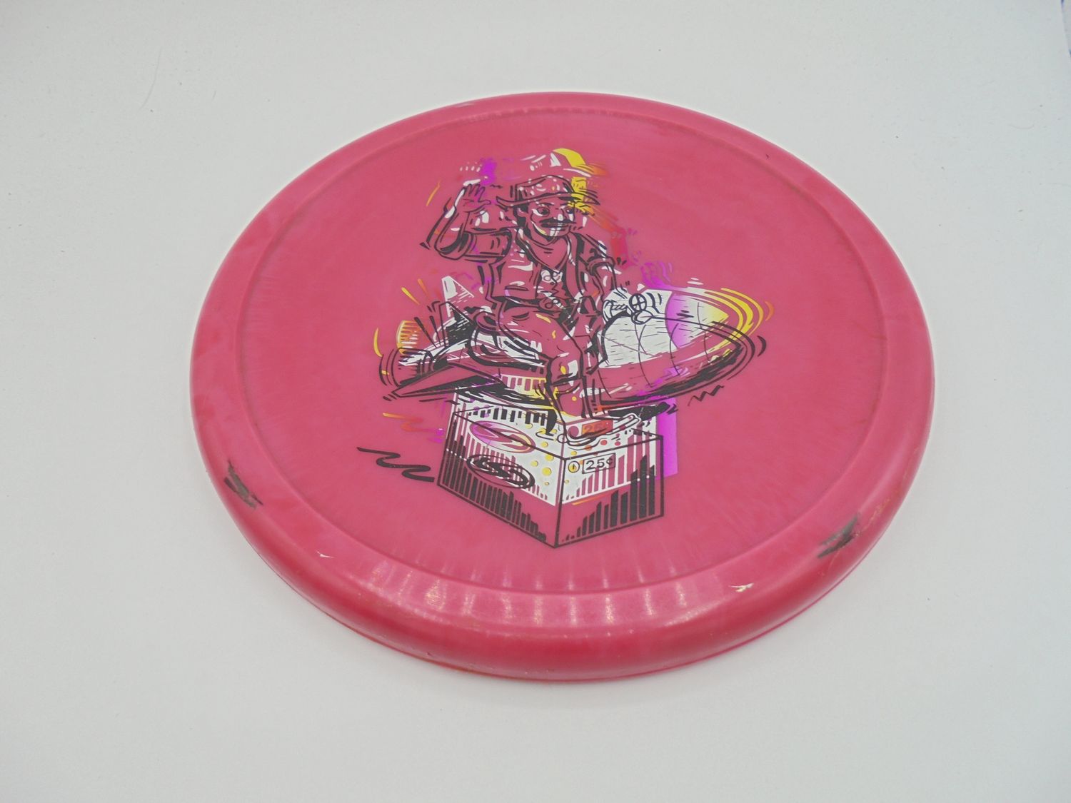 Lone Star Discs Alpha Armadillo Puddle Top Red 173g -TH