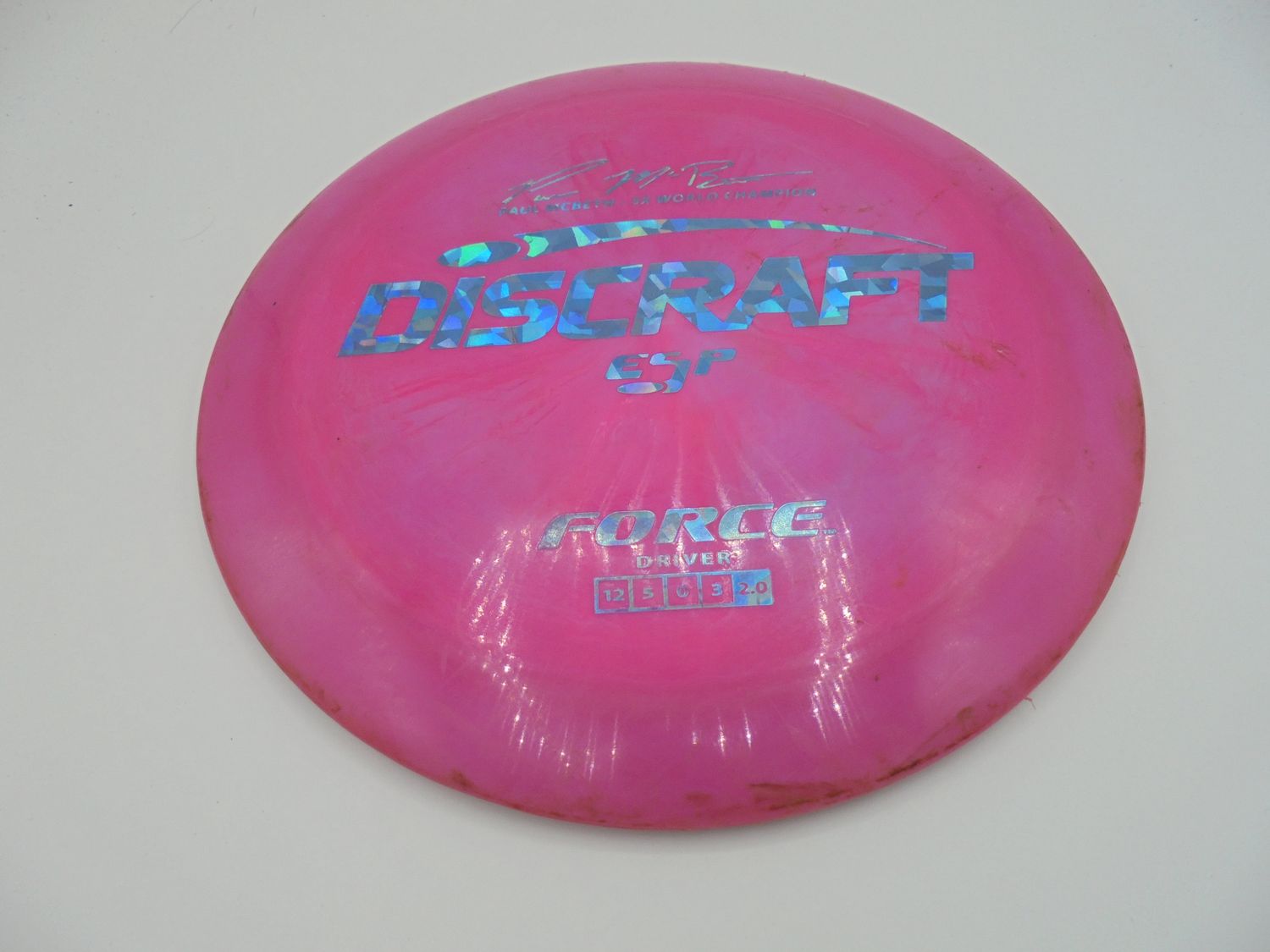 Discraft ESP Force Pink Stock Stamp 175g -Ry