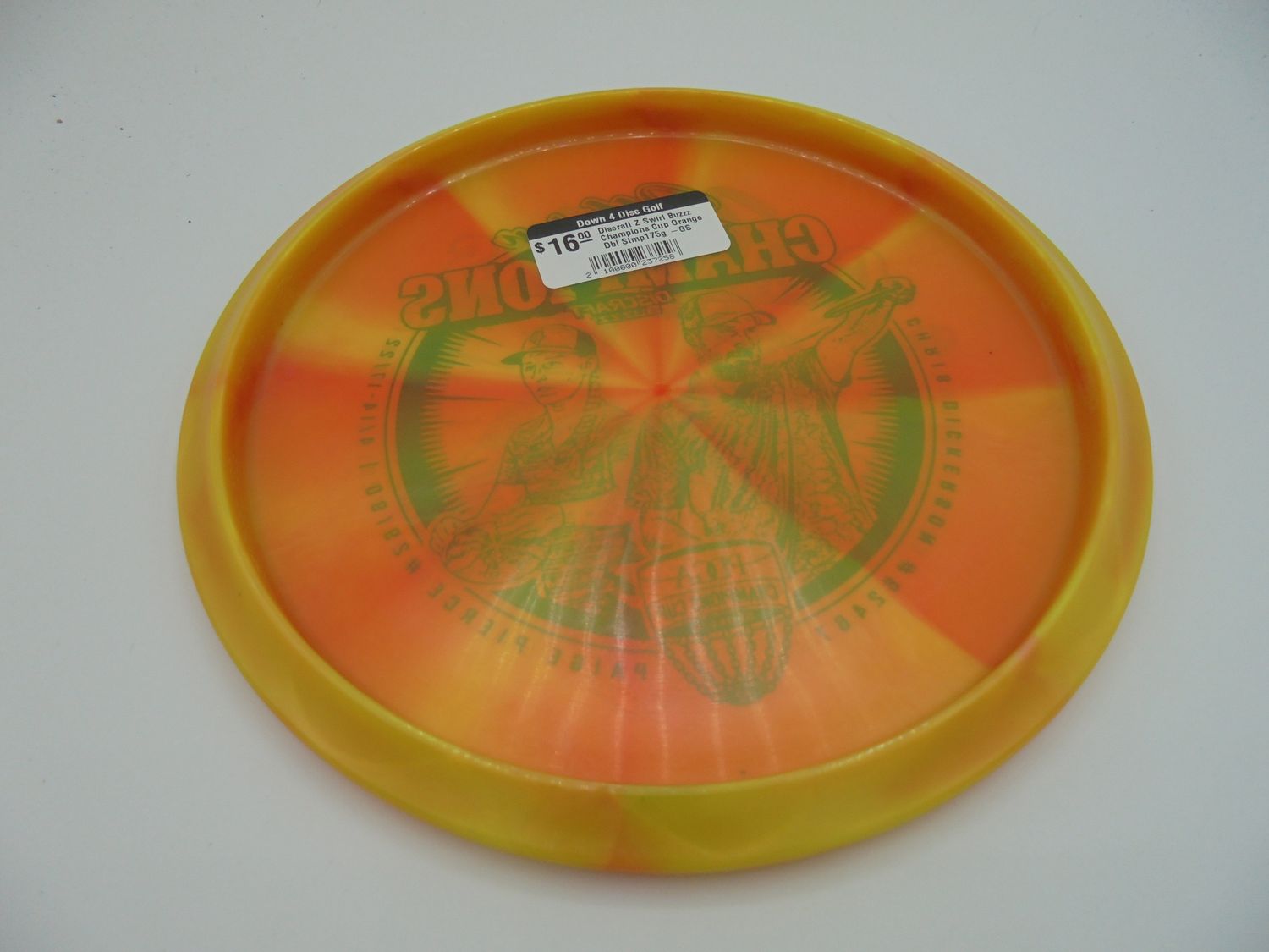 Discraft Z Swirl Buzzz Champions Cup Orange Dbl Stmp175g -GS