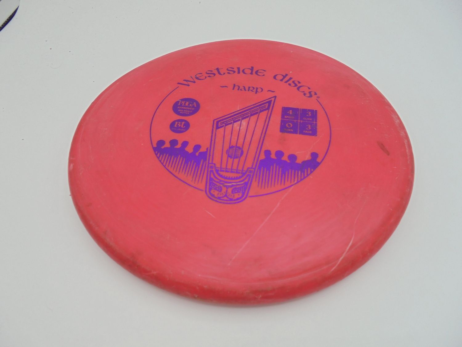 Westside Discs BT Medium Harp Red 175g -CE