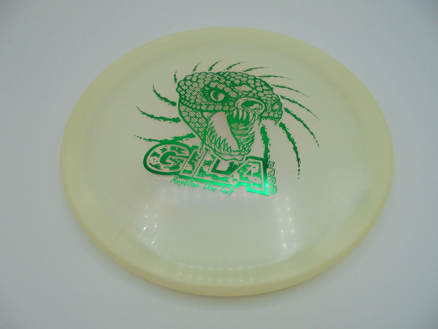 Reptilian Discs Diamond Gila White Green Stamp 171g -CD