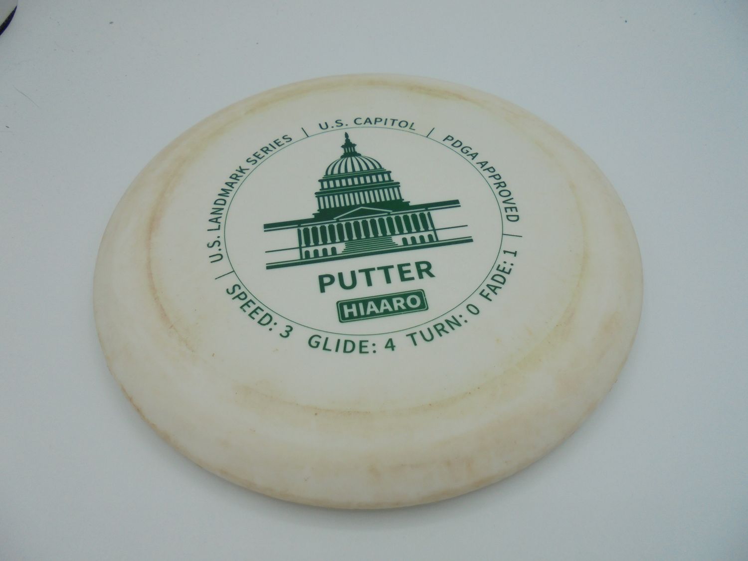 Hiaaro Putter Capital Building White 147g -OG