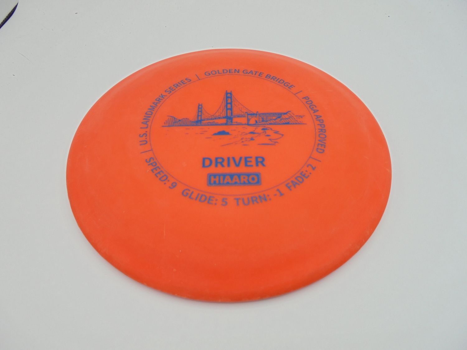 Hiaaro Driver Orange Golden Gate Bridge 147g -OG
