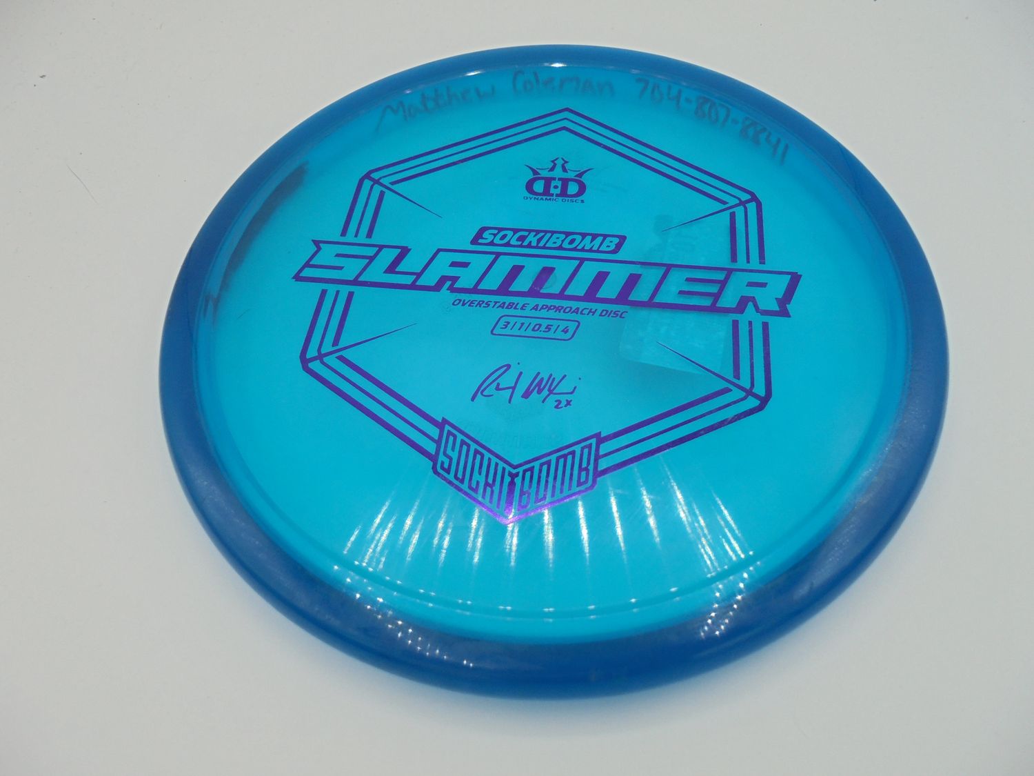 Dynamic Discs Lucid Slammer Sockibomb Stamp 176g -MC