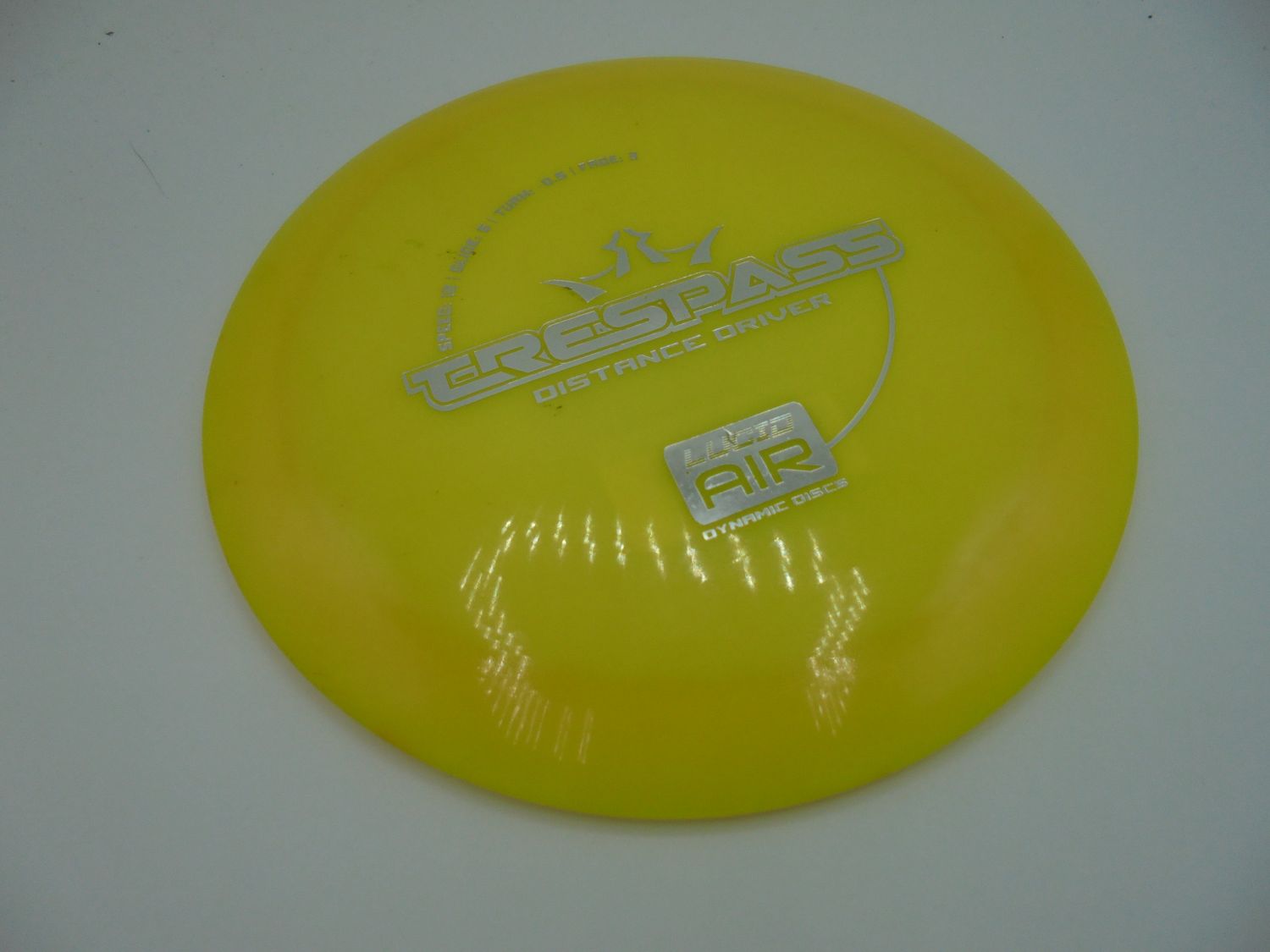 Dynamic Discs Lucid Air Trespass Yellow 158g -PP