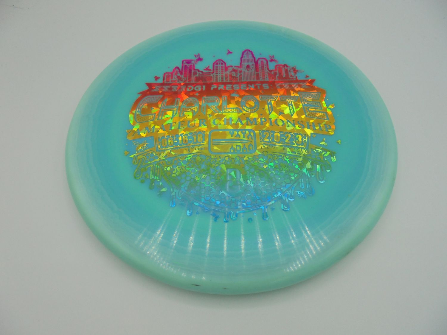 Discraft ESP Zone 2018 Clt AM Champs Stamp Blue 176g -TS