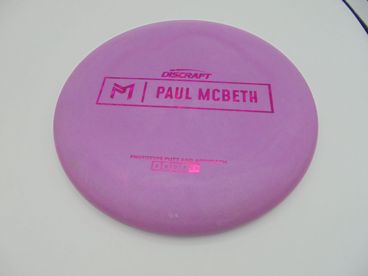 Discraft Rubber Blend Kratos Prototype Stamp Pink 172g -MC
