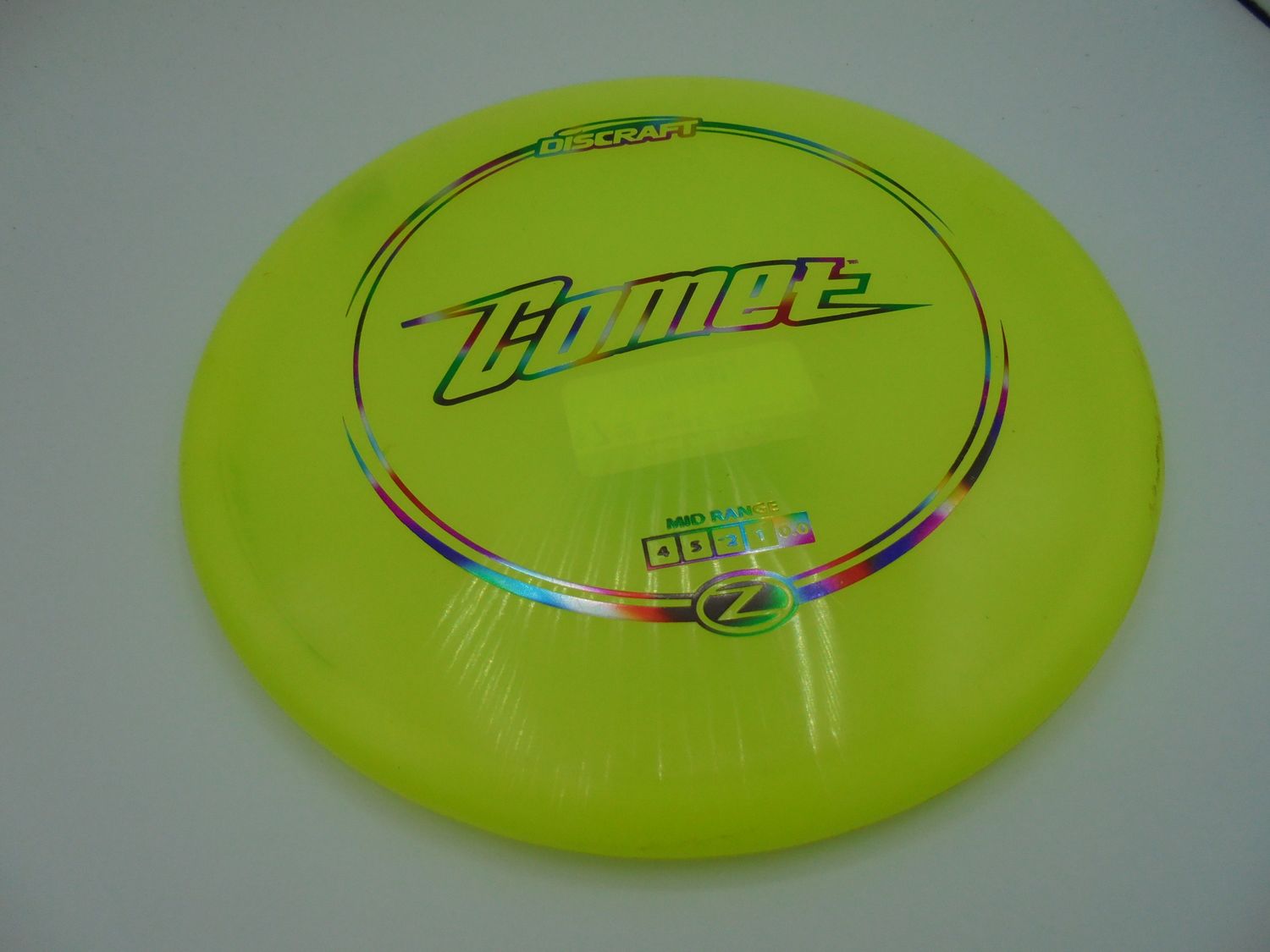 Discraft Z Comet Yellow Stock Stamp 177g -GC