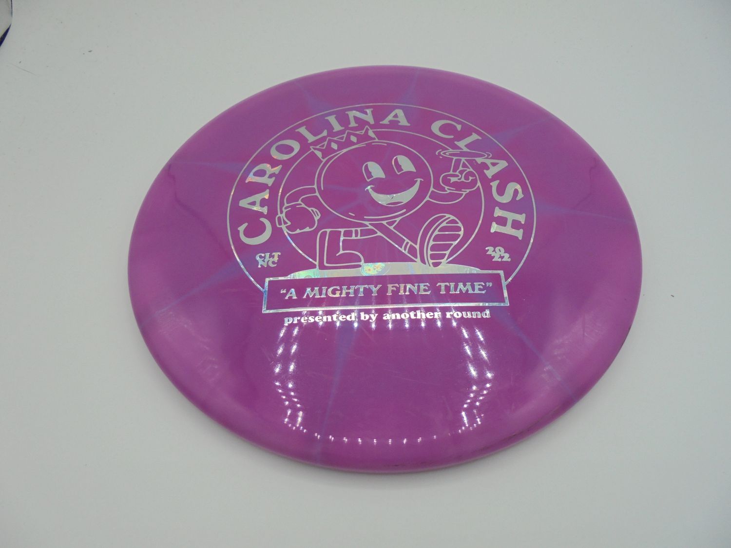 Dynamic Discs Fuzion Burst Warrant Purple AR Stamp 178g - RO