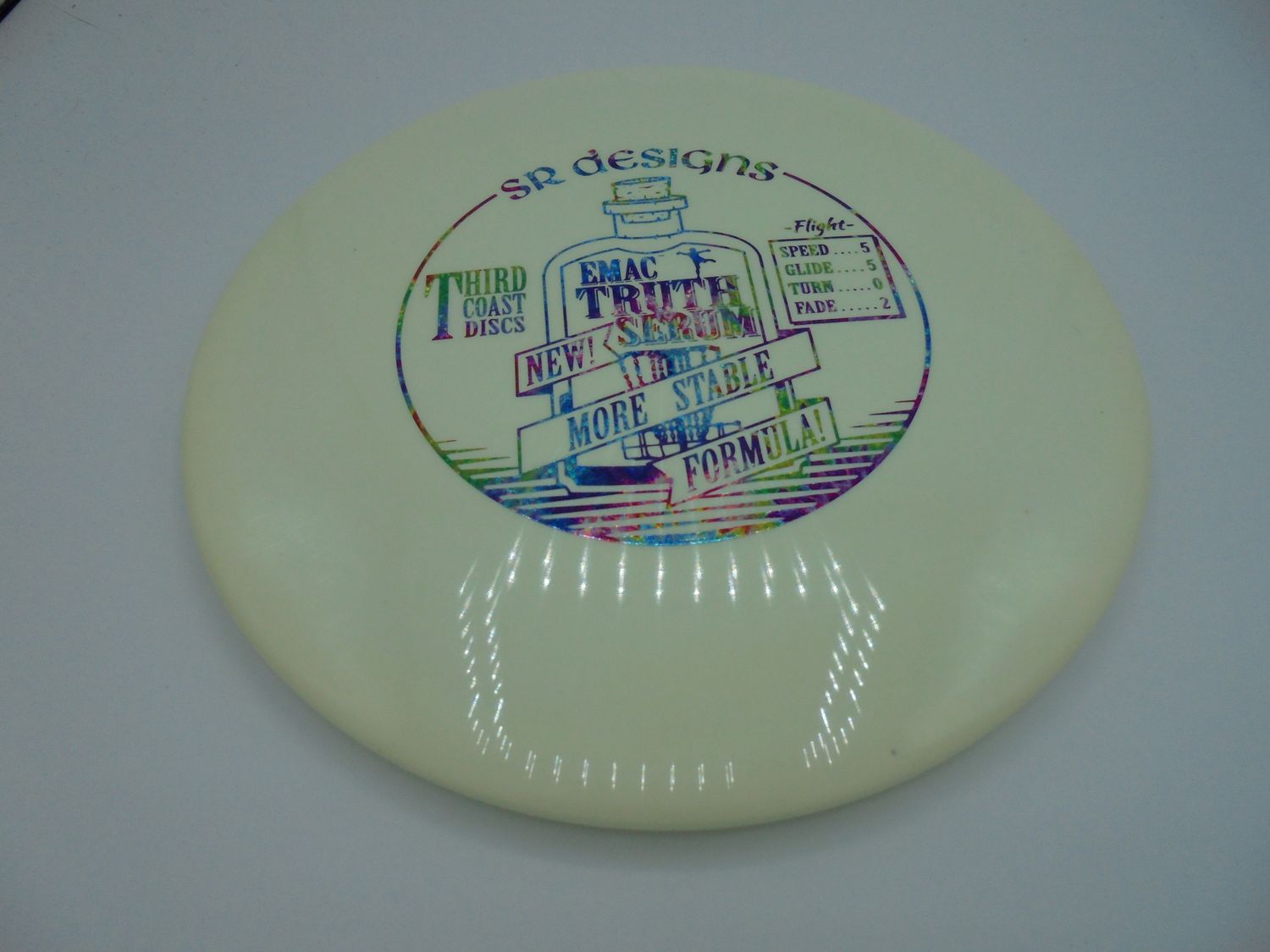 Dynamic Discs Fuzion Emac Truch Serum Stamp White 180g -PP