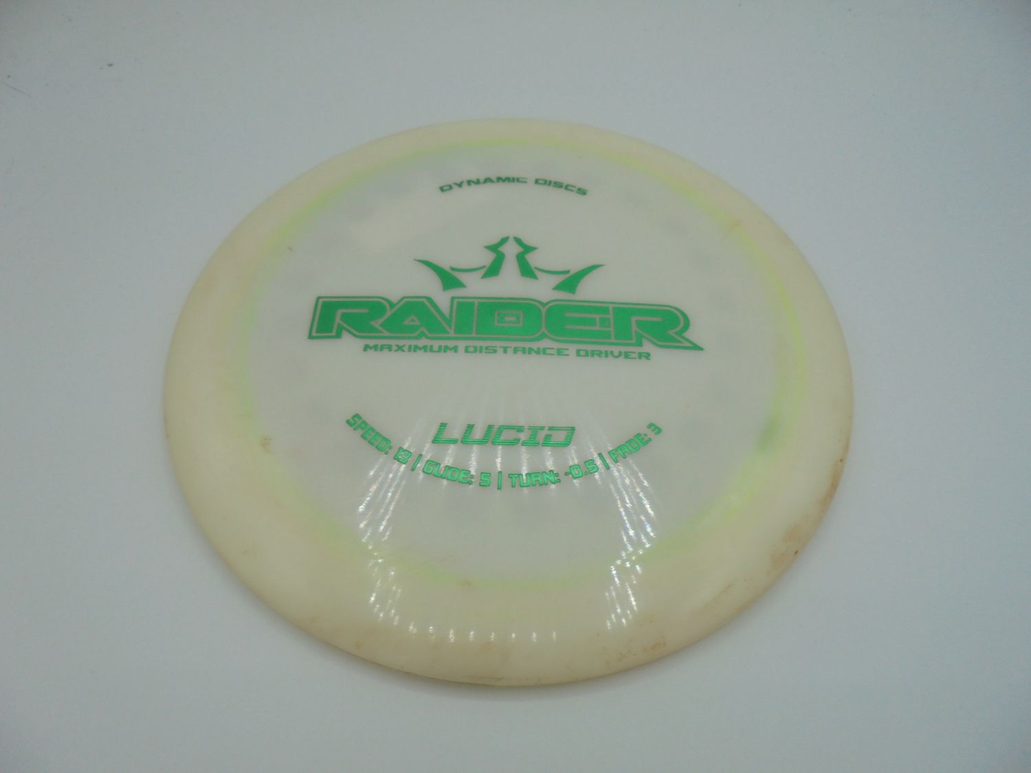 Dynamic Discs Lucid Raider Ringed White 176g -AT