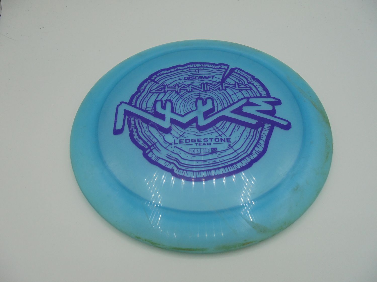 Discraft Z Swirl Nuke Blue Chanimal Stamp 176g -RS