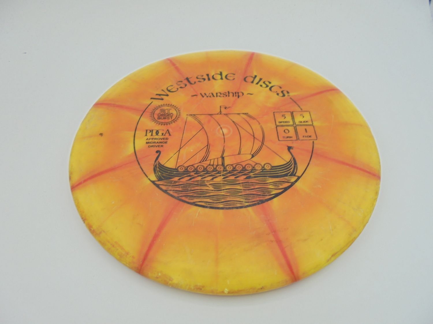 Westside Discs Origio Burst Warship Orange 173g - LH