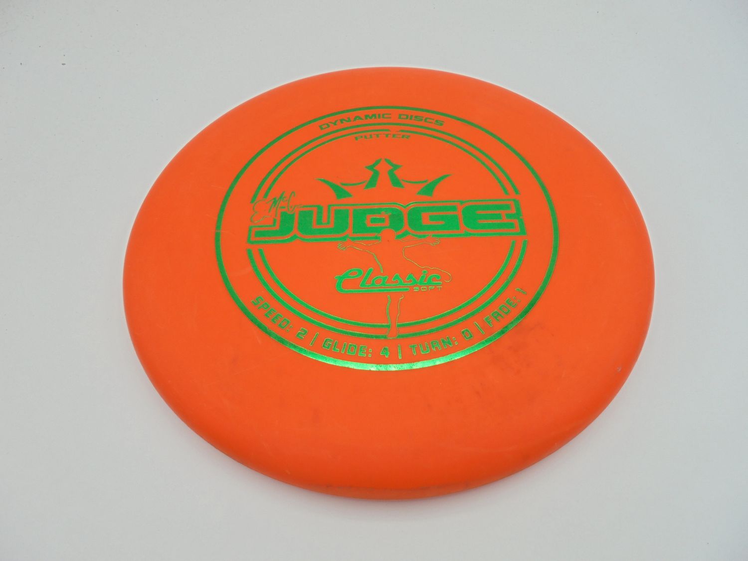 Dynamic Discs Classic Soft Judge Orange 174g -JH