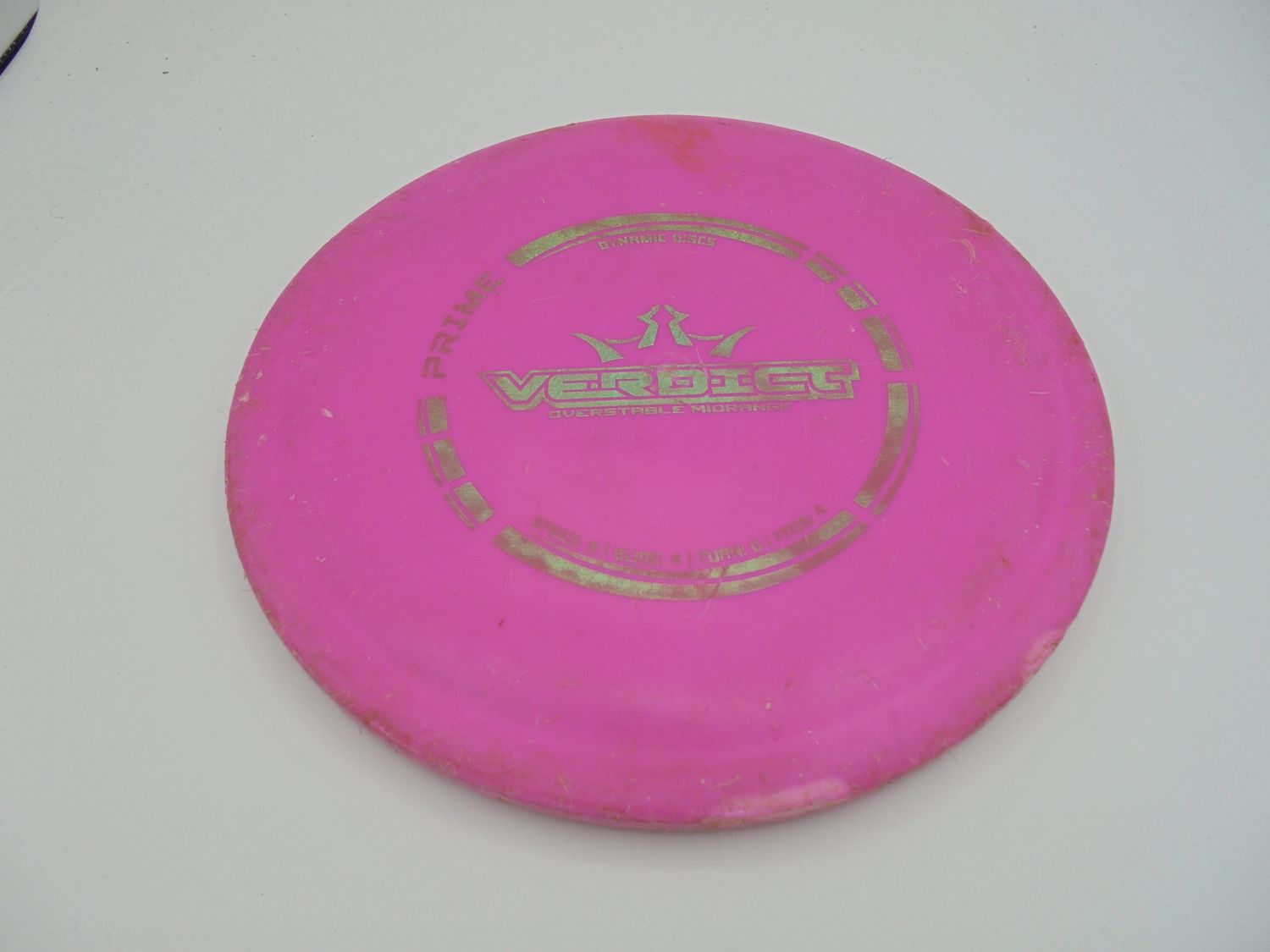 Dynamic Discs Prime Verdict Pink 177g - LH