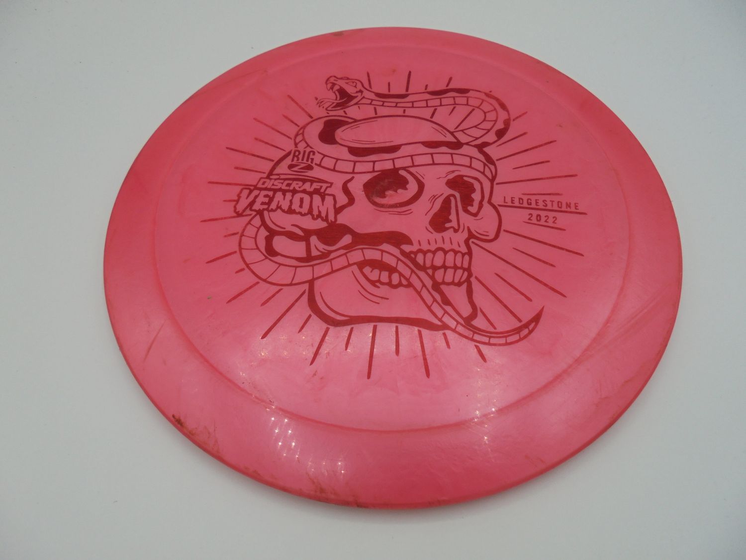 Discraft Big Z Venom Ledgestone 2022 Pink 175g - LH