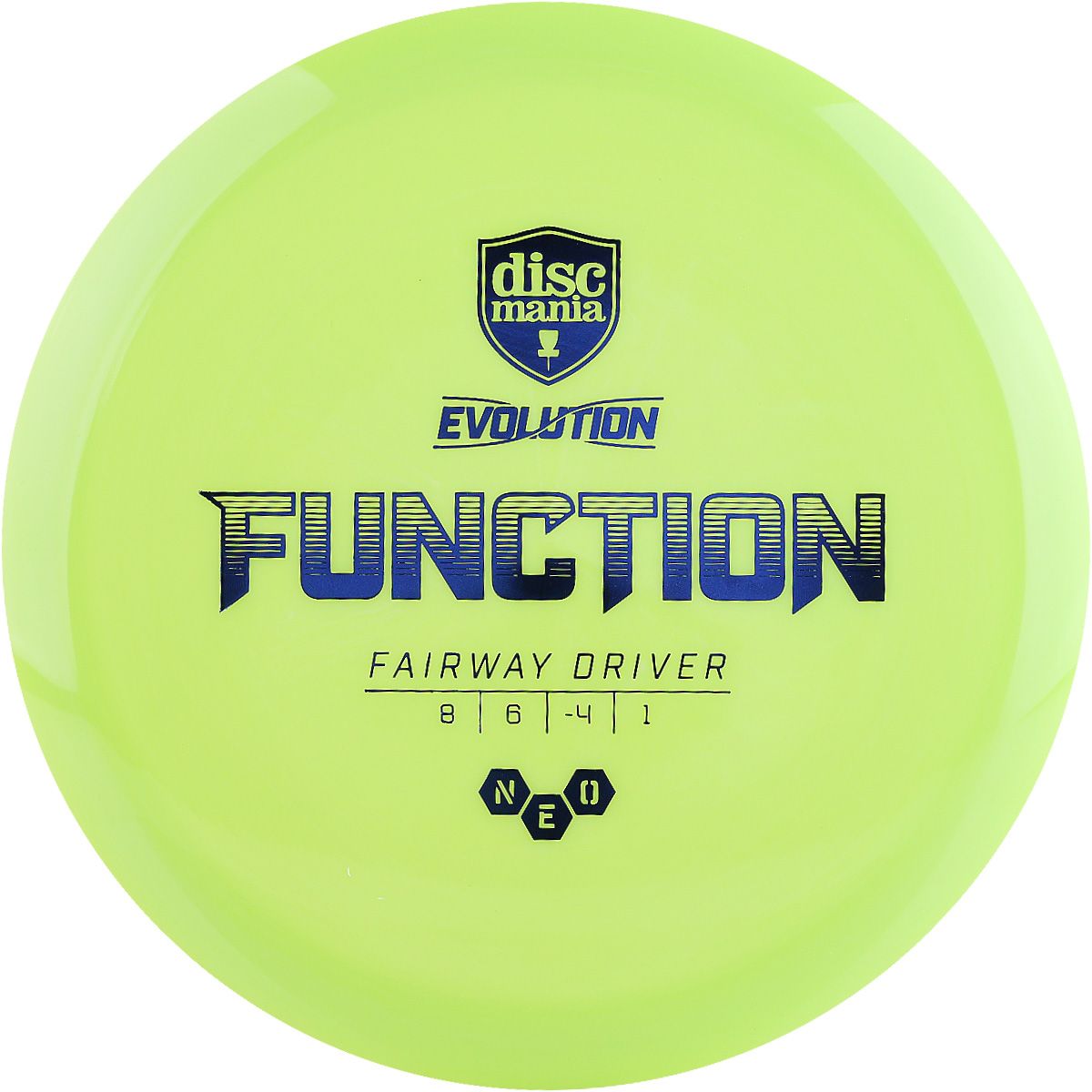 Discmania Neo Function Stock Stamp Lime Green (173+g)
