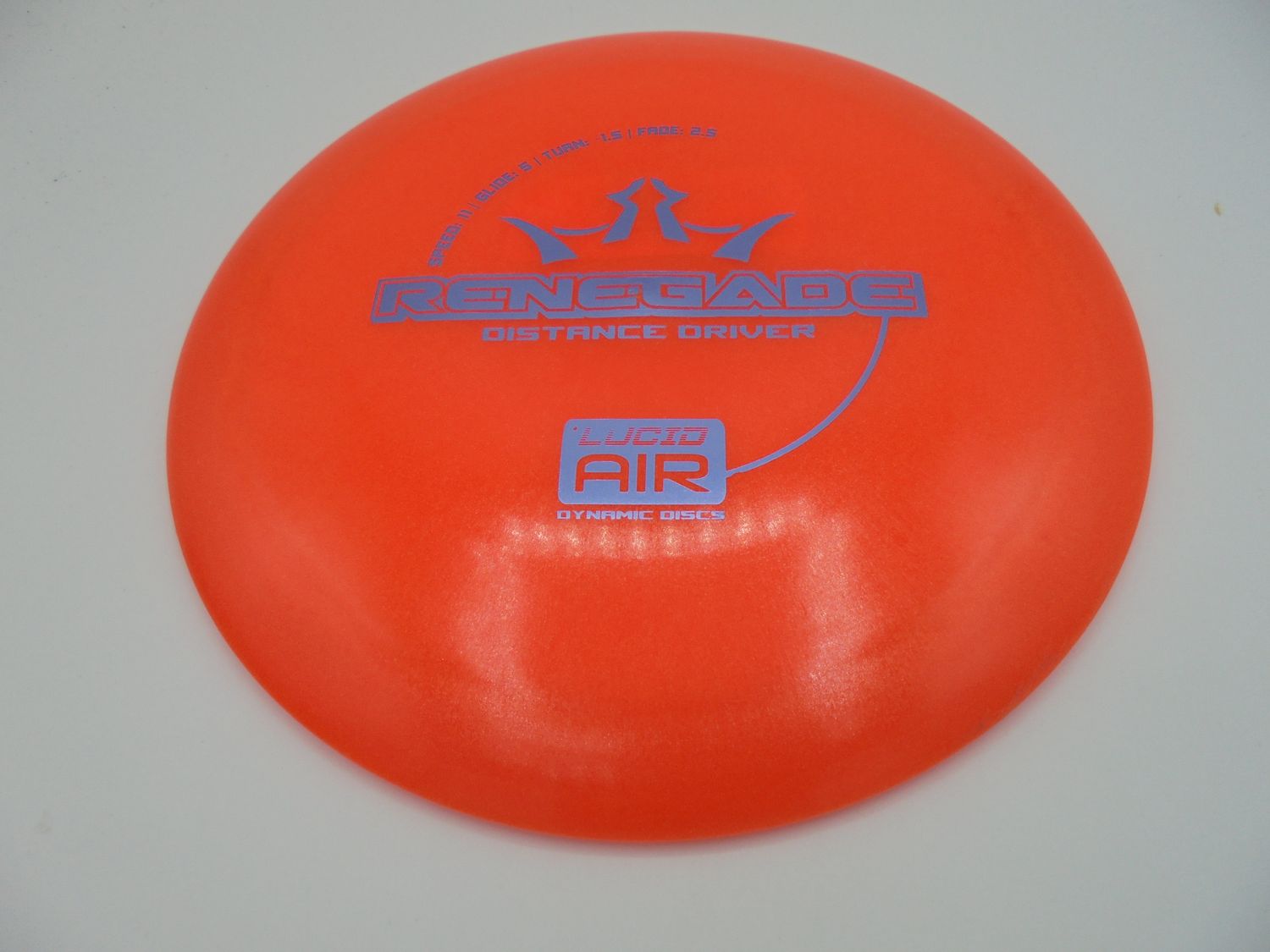 Dynamic Discs Lucid Air Renegade Orange 159g -MH